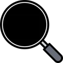 Free Search Magnifier Wheel Icon
