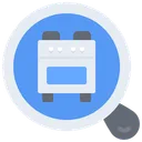 Free Search Magnifier Stove Icon