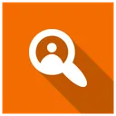 Free Search User Magnifer Icon