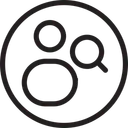 Free Search User Icône