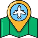 Free Searching Airport Travel Destination Icon