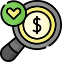 Free Searching Money  Icon