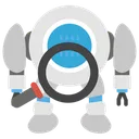 Free Searching Robotic Research Finding Icon