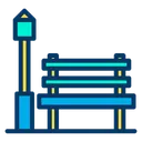 Free Bench Waiting Area Waiting Bench Icon