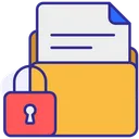 Free Secure Folder Folder Security Icon