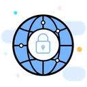 Free Network Protection Network Security Global Security Icon