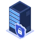 Free Secure Server Server Safety Server Protection Icon
