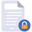 Free Secured File Document Safe Document Icon