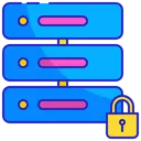 Free Secure Data Server Icon