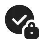 Free Checkmark Lock Icon