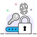 Free Digital Security Enter Pin Passkey Icon