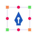 Free Select Pen Tool Art Drawing Icon