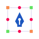 Free Select Pen Tool Art Drawing Icon