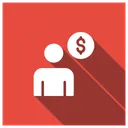 Free Account Dollar User Icon
