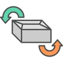 Free Send Receive Package Icon