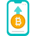 Free Send Bitcoin Send Upload Icon