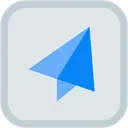 Free Send Message Paper Plane Icon