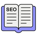 Free Seo Book Book Seo 아이콘