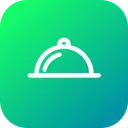 Free Serve Tray Service Icon