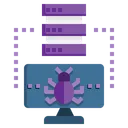 Free Server Bug Server Hosting Server Icon