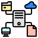 Free Data Cloud Computer Icon