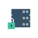 Free Lock Server Private Icon