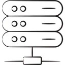 Free Server Database Network Icon