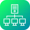 Free Server Web Hosting Icon