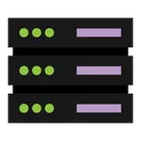 Free Server Database Network Icon