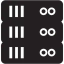 Free Base De Donnees Stockage Donnees Icône