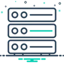 Free Servidor Backup Datacenter Ícone