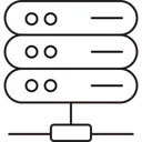 Free Servidor Base De Datos Red Icono