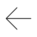Free Seta Para A Esquerda Fina Fina Icone Ícone