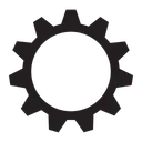Free Gear Wheel Machine Icon
