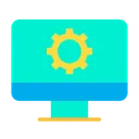 Free Computer Configuration Gear Icon