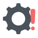 Free Setting Error Setting Warning Configuration Error Icon