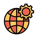 Free Setting Globe Internet Setting Icon