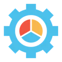 Free Setting Gear Pie Icon