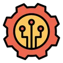 Free Connection Settings Connection Cogwheel Icon