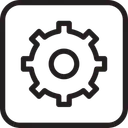 Free Settings Gear Configuration Icon
