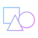 Free Shape Design Tool Icon