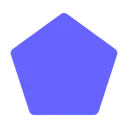 Free Shape Pentagon Icon