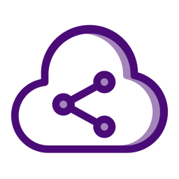 Free Share Cloud  Icon