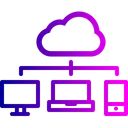 Free Share Cloud Network Icon