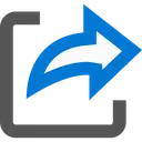 Free Share Network Document Icon