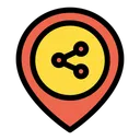 Free Share Location Share Place Placeholder Icon