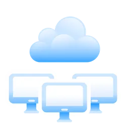 Free Shared cloud hosting  Icon