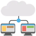 Free Shared cloud web hosting  Icon