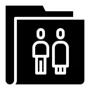 Free Person Folder Shared Folder Icon