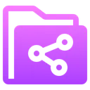 Free Folder Sharing Interface Icon